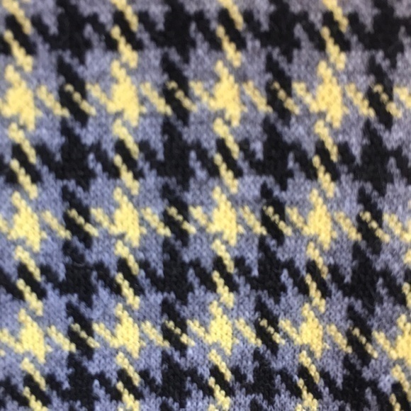 NWOT MELLODAY  yellow,black and grey trench coat - Picture 5 of 8